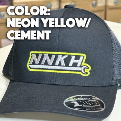 NNKH Black Embroidered Hat - Large Logo Custom Two Color - Image 4