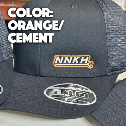 NNKH Black Embroidered Hat - Small Side Logo Custom Two Color - Image 4