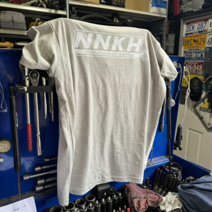 Silk / White NNKH Logo Tee - Image 2