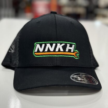 NNKH Black Embroidered Hat - Large Logo Custom Three Color - Image 2