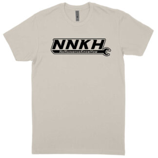Silk / Black NNKH Logo Tee